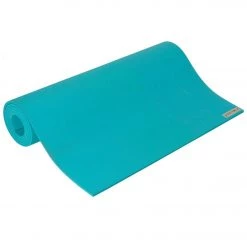 Jade Yoga Long Natural Rubber Yoga Mat 74" 8mm Teal YOGA MATS & PROPS
