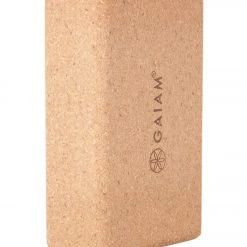 YOGA MATS & PROPS Gaiam Cork Yoga Block 3 Inch