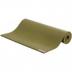 Jade Yoga Long Natural Rubber Yoga Mat 74" 8mm Olive Green YOGA MATS & PROPS