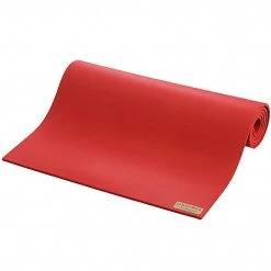 Jade Yoga Long Natural Rubber Yoga Mat 74" 8mm Sedona Red YOGA MATS & PROPS