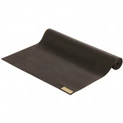 YOGA MATS & PROPS Jade Yoga Travel Natural Rubber Yoga Mat 68" 3.5mm Black