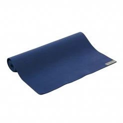 Jade Yoga Travel Long Natural Rubber Yoga Mat 74" 3mm Midnight Blue YOGA MATS & PROPS