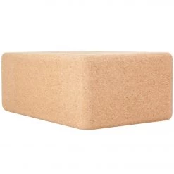Hugger Mugger Cork Yoga Block 3.5 Inch YOGA MATS & PROPS