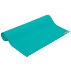 YOGA MATS & PROPS Jade Yoga Travel Long Natural Rubber Yoga Mat 74" 3mm Teal