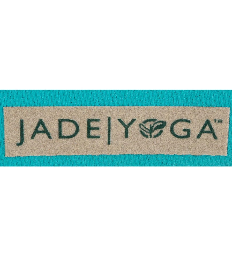 YOGA MATS & PROPS Jade Yoga Travel Long Natural Rubber Yoga Mat 74" 3mm Teal 7 YOGA MATS & PROPS Jade Yoga Travel Long Natural Rubber Yoga Mat 74" 3mm Teal
