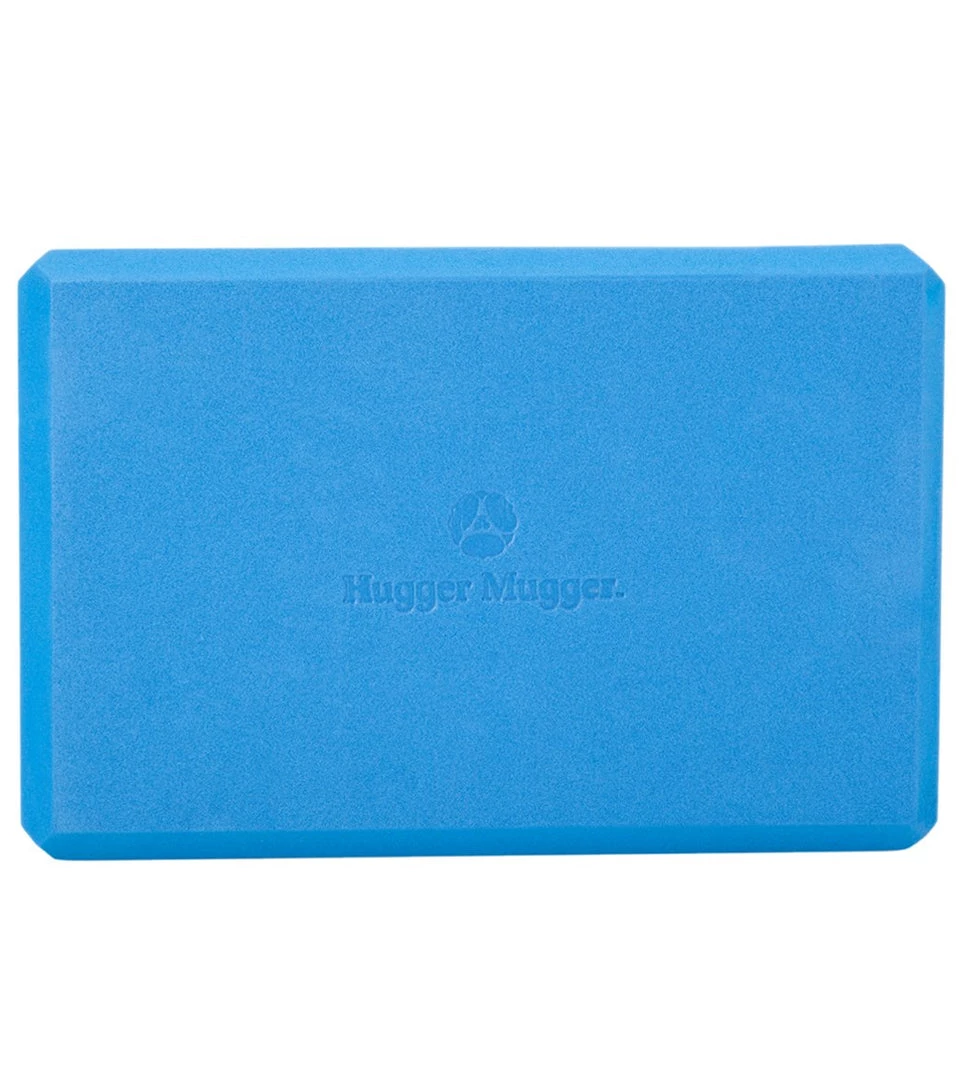 Hugger Mugger 4" Foam Yoga Block Blue YOGA MATS & PROPS 5 Hugger Mugger 4" Foam Yoga Block Blue YOGA MATS & PROPS