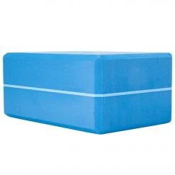 Hugger Mugger 4" Foam Yoga Block Blue YOGA MATS & PROPS 11 Hugger Mugger 4