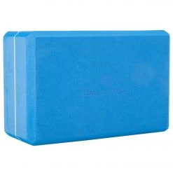 Hugger Mugger 4" Foam Yoga Block Blue YOGA MATS & PROPS 13 Hugger Mugger 4