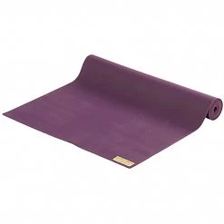 Jade Yoga Travel Long Natural Rubber Yoga Mat 74" 3mm Purple YOGA MATS & PROPS