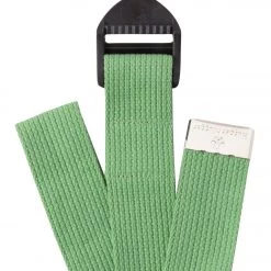 YOGA MATS & PROPS Hugger Mugger 8' Cotton Cinch Yoga Strap Light Green