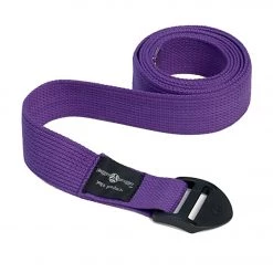 YOGA MATS & PROPS Hugger Mugger 8' Cotton Cinch Yoga Strap Purple