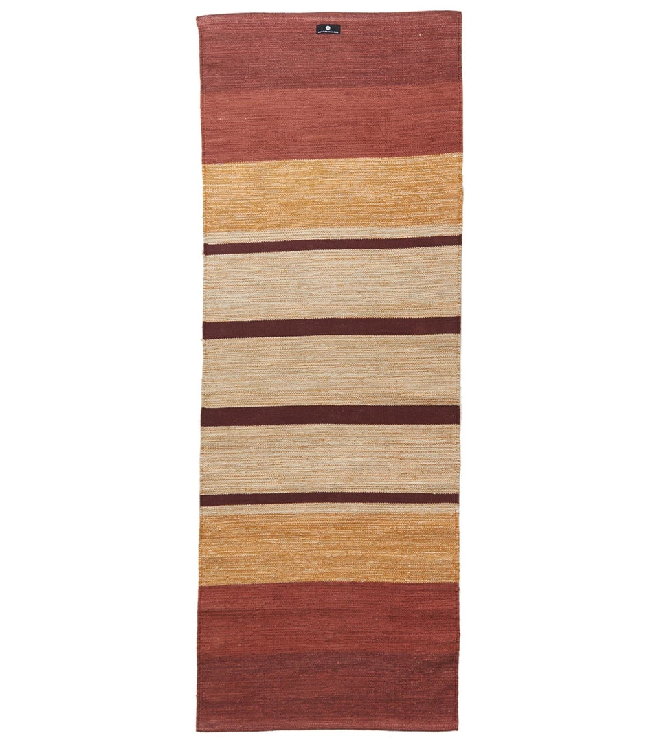 YOGA MATS & PROPS Hugger Mugger Cotton Yoga Rug 74" 3mm Red Rock 5 YOGA MATS & PROPS Hugger Mugger Cotton Yoga Rug 74" 3mm Red Rock