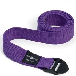 Hugger Mugger 10' Cotton Cinch Yoga Strap Purple