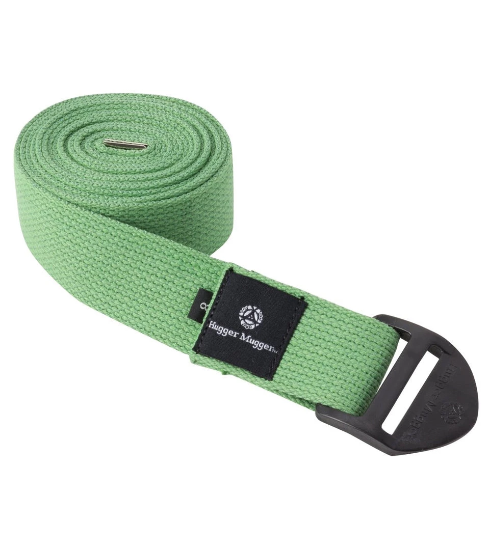 YOGA MATS & PROPS Hugger Mugger 6' Cotton Cinch Yoga Strap Light Green 3 YOGA MATS & PROPS Hugger Mugger 6' Cotton Cinch Yoga Strap Light Green