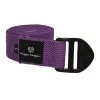 YOGA MATS & PROPS Hugger Mugger 6' Cotton Cinch Yoga Strap Purple
