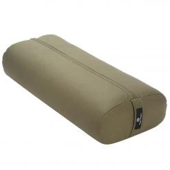 YOGA MATS & PROPS Hugger Mugger Standard Solid Yoga Bolster Olive