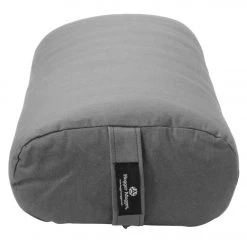Hugger Mugger Standard Solid Yoga Bolster Grey YOGA MATS & PROPS