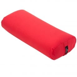 Hugger Mugger Standard Solid Yoga Bolster Poppy YOGA MATS & PROPS