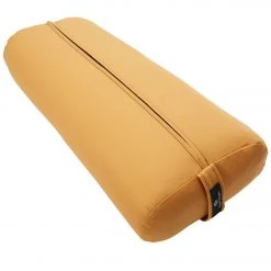 YOGA MATS & PROPS Hugger Mugger Standard Solid Yoga Bolster Honey