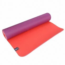 PrAna E.C.O. Yoga Mat 72" 5mm Berry Neon Orange YOGA MATS & PROPS