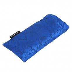 Hugger Mugger Silk Yoga Eye Pillow - Beads Cobalt YOGA MATS & PROPS