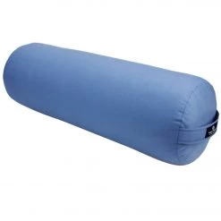 YOGA MATS & PROPS Hugger Mugger Round Solid Yoga Bolster Cornflower