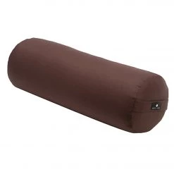 YOGA MATS & PROPS Hugger Mugger Round Solid Yoga Bolster Espresso