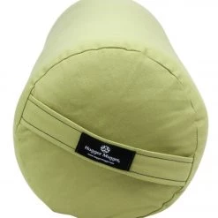 YOGA MATS & PROPS Hugger Mugger Round Solid Yoga Bolster Celery