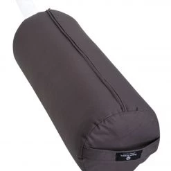 Hugger Mugger Round Solid Yoga Bolster Gray