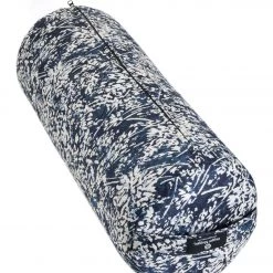 Hugger Mugger Round Solid Yoga Bolster Midnight Flurry