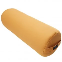 YOGA MATS & PROPS Hugger Mugger Round Solid Yoga Bolster Honey