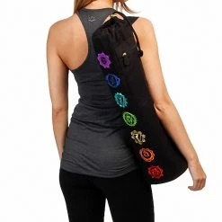 Gaiam Chakra Embroidered Yoga Mat Bag ACCESSORIES