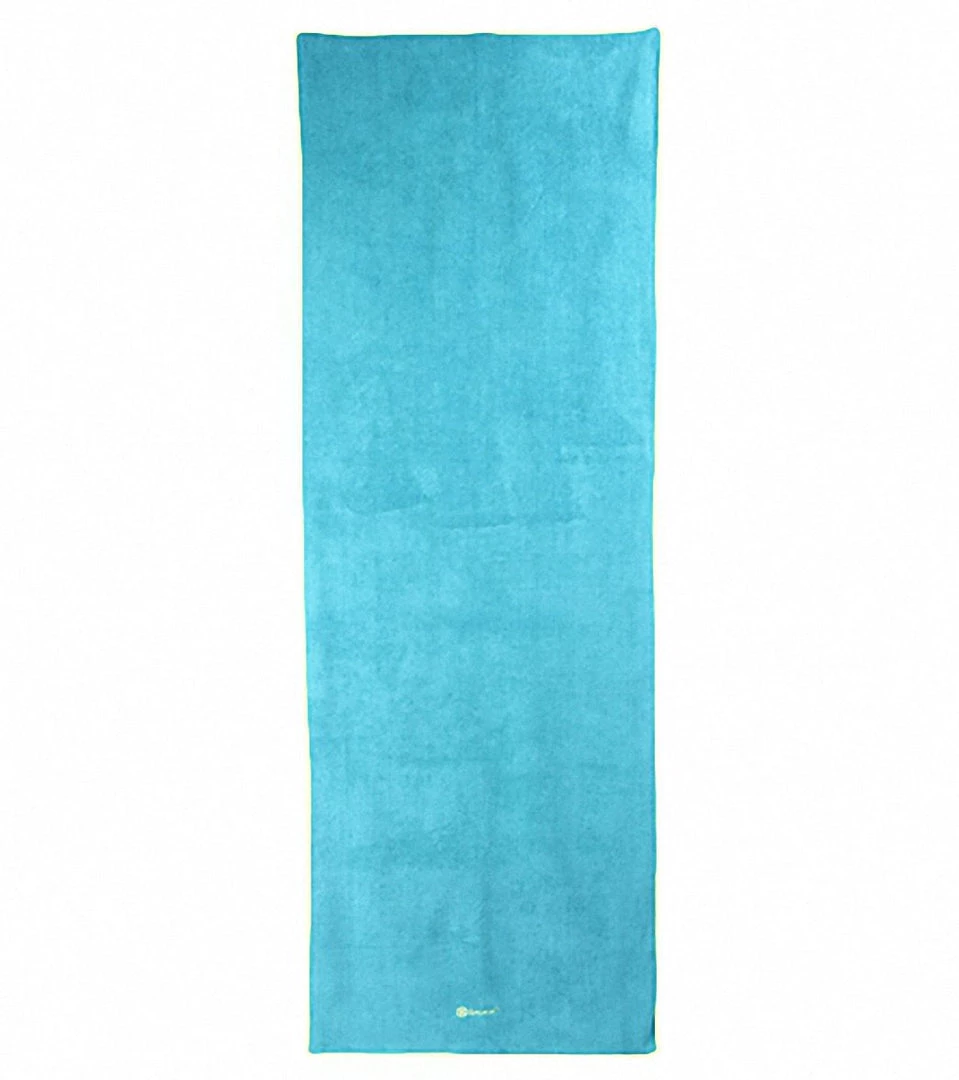 Gaiam Thirsty Yoga Mat Towel Blue Teal 3 Gaiam Thirsty Yoga Mat Towel Blue Teal