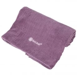 Gaiam Thirsty Yoga Mat Towel Purple