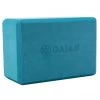 Gaiam Foam Yoga Block 4 Inch Blue Teal