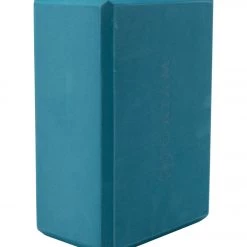 Gaiam Foam Yoga Block 4 Inch Blue Teal
