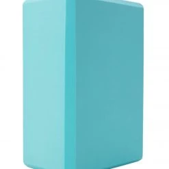 YOGA MATS & PROPS Gaiam Foam Yoga Block 4 Inch Robins Egg