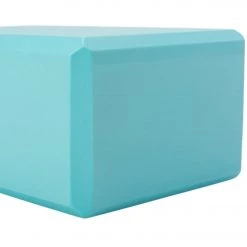 YOGA MATS & PROPS Gaiam Foam Yoga Block 4 Inch Robins Egg