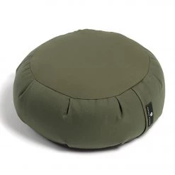 Hugger Mugger Zafu Yoga Meditation Cushion Olive YOGA MATS & PROPS