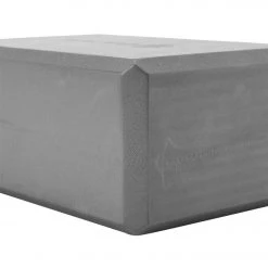 Gaiam Foam Yoga Block 4 Inch Storm Gray YOGA MATS & PROPS