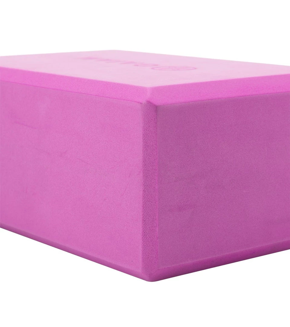 YOGA MATS & PROPS Gaiam Foam Yoga Block 4 Inch Radiant Orchid 6 YOGA MATS & PROPS Gaiam Foam Yoga Block 4 Inch Radiant Orchid