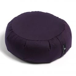 Hugger Mugger Zafu Yoga Meditation Cushion Plum