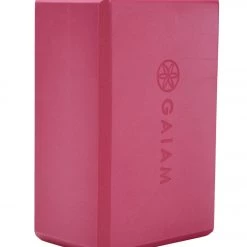Gaiam Foam Yoga Block 4 Inch Fuchsia Red 9 Gaiam Foam Yoga Block 4 Inch Fuchsia Red