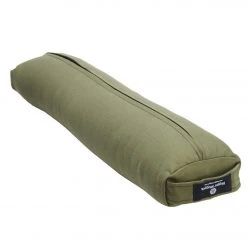 YOGA MATS & PROPS Hugger Mugger Pranayama Solid Yoga Bolster Olive