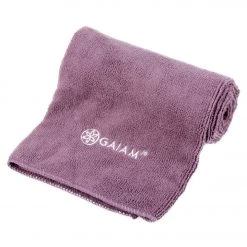 Gaiam Thirsty Yoga Hand Towel Lavender YOGA MATS & PROPS