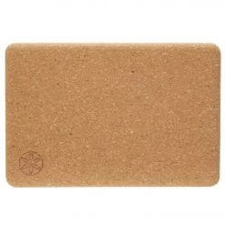 YOGA MATS & PROPS Gaiam Natural Cork Yoga Block Standard 4 Inch