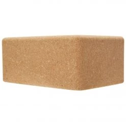 YOGA MATS & PROPS Gaiam Natural Cork Yoga Block Standard 4 Inch