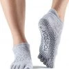 CLOTHING Toesox Low Rise Full-Toe Yoga Grip Socks Diamond Willow