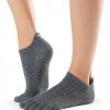 CLOTHING Toesox Low Rise Full-Toe Yoga Grip Socks Glam