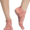 CLOTHING Toesox Low Rise Full-Toe Yoga Grip Socks Cherry Blossom